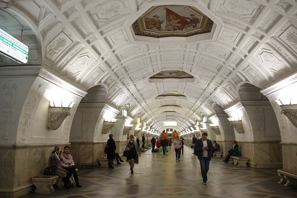 Metrostation Belorusskaja Moskau