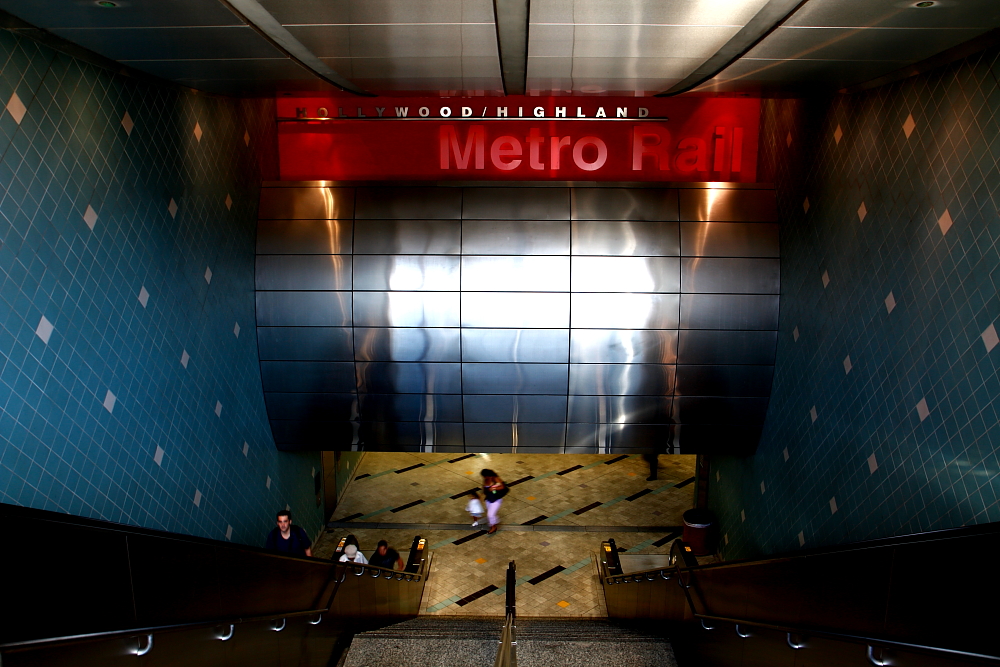 Metrostation in Hollywood