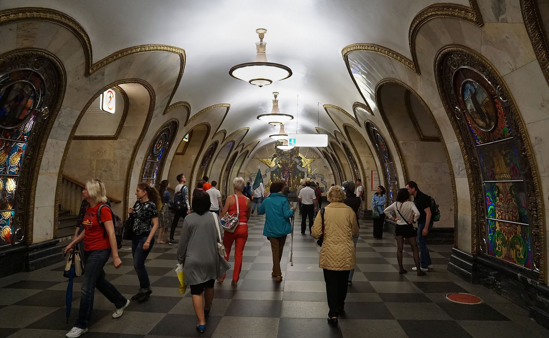 Metrostation in Moskau