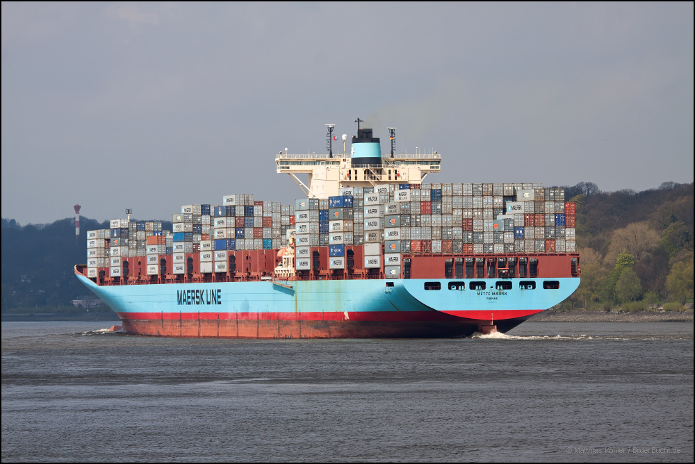 METTE MAERSK ... von achtern