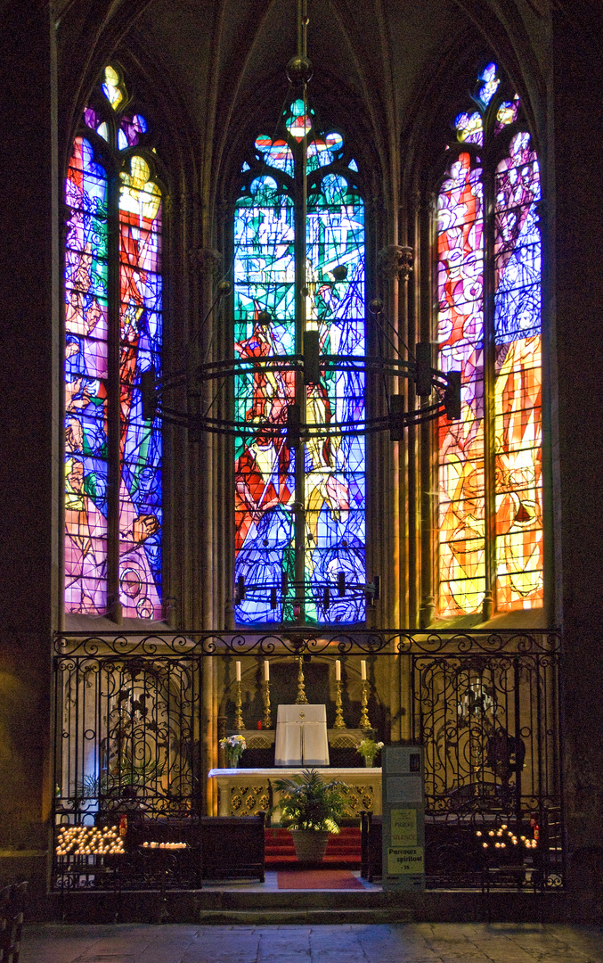 Metz, Seitenkapelle im Dom