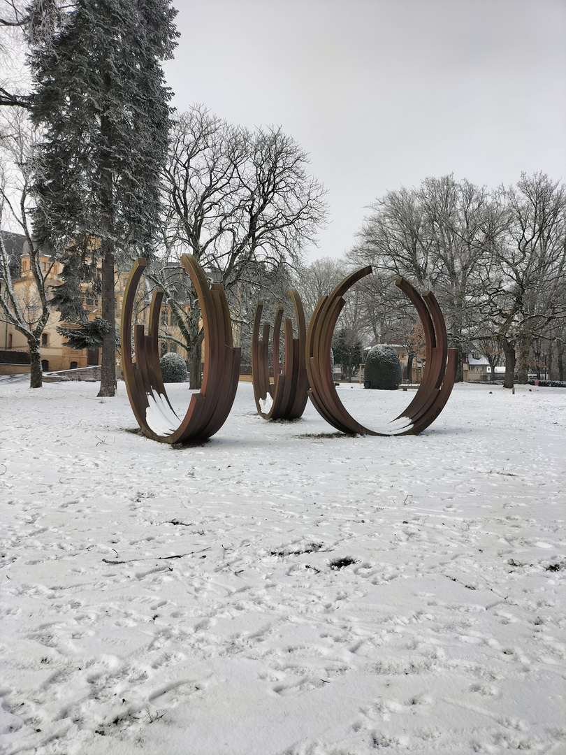 Metz sous la neige..!