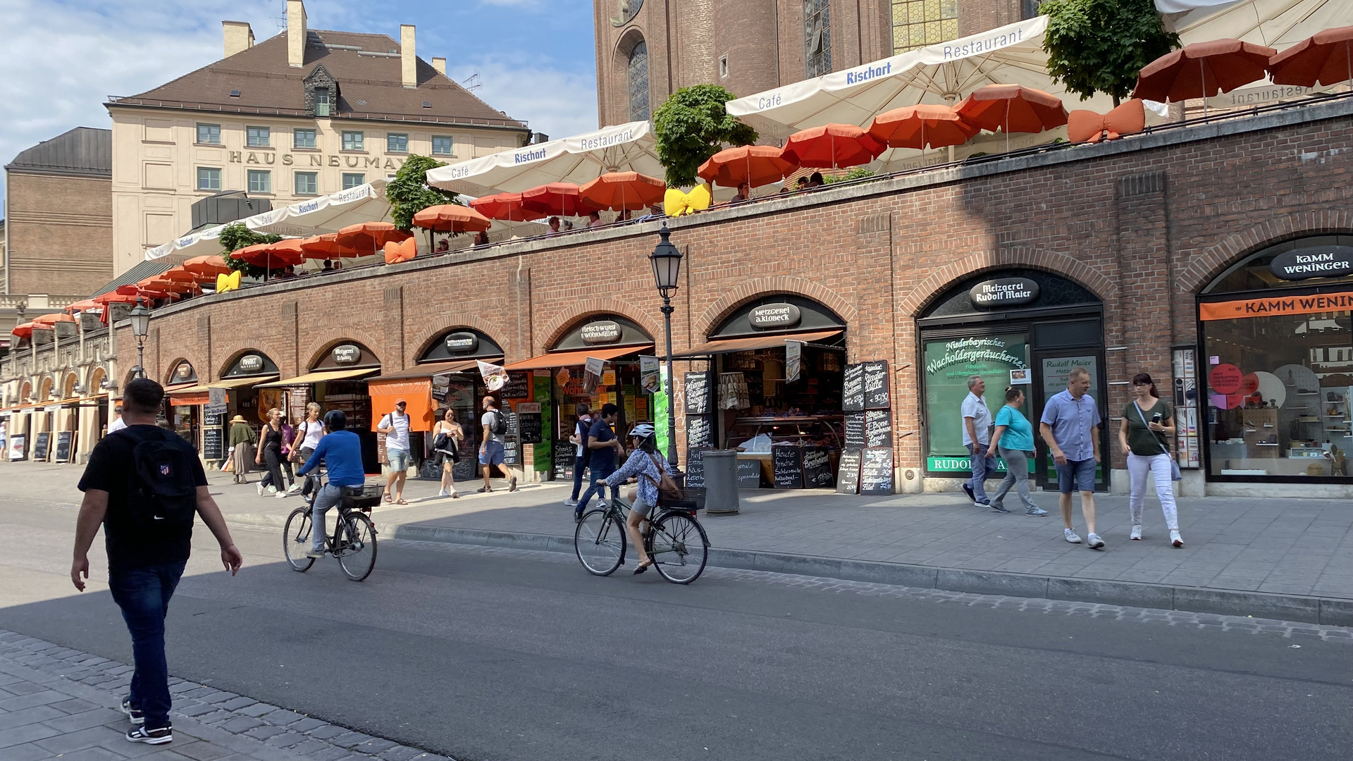 Metzgerzeile am Viktualienmarkt