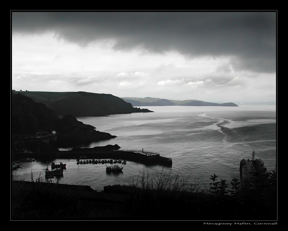 Mevagissey Hafen, Cornwall