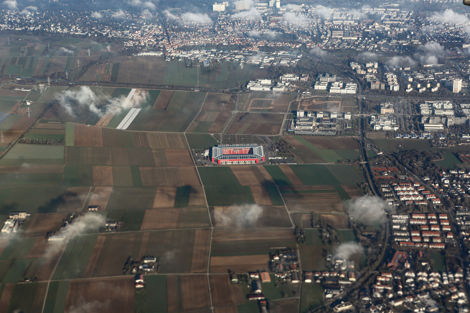 Mewa Arena Mainz von oben