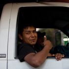 Mexican truck driver feeling well