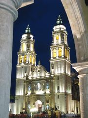 Mexico Abend- Kathedrale von Campeche