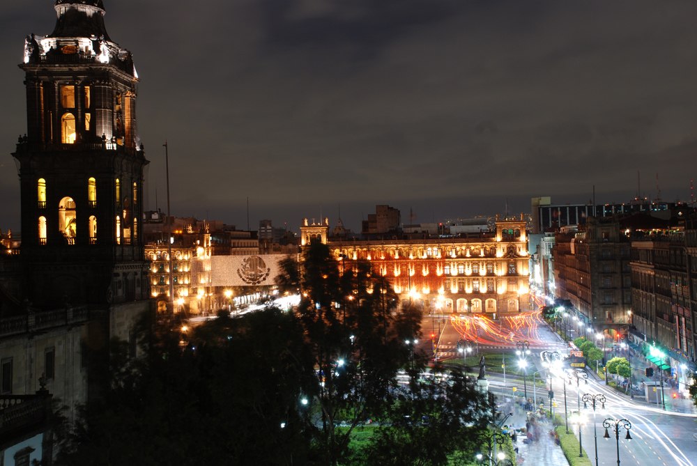 Mexico City bei Nacht