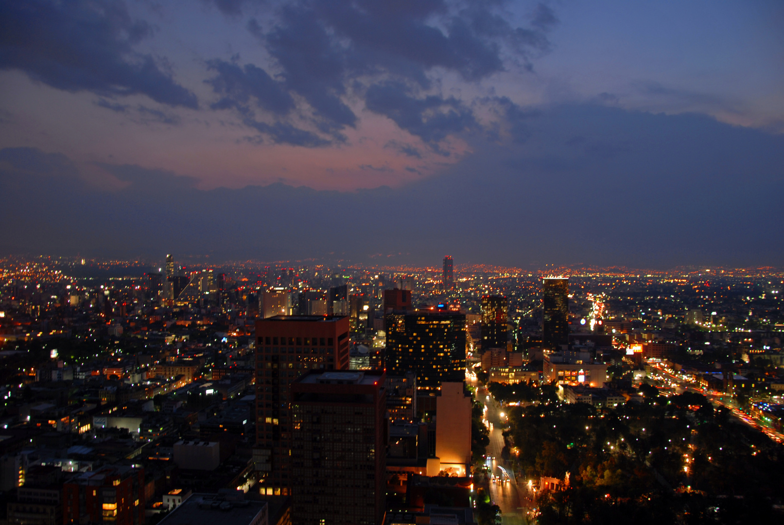 Mexico City - Skyline bei Nacht