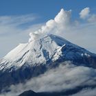 México, Popocatépetl humeante