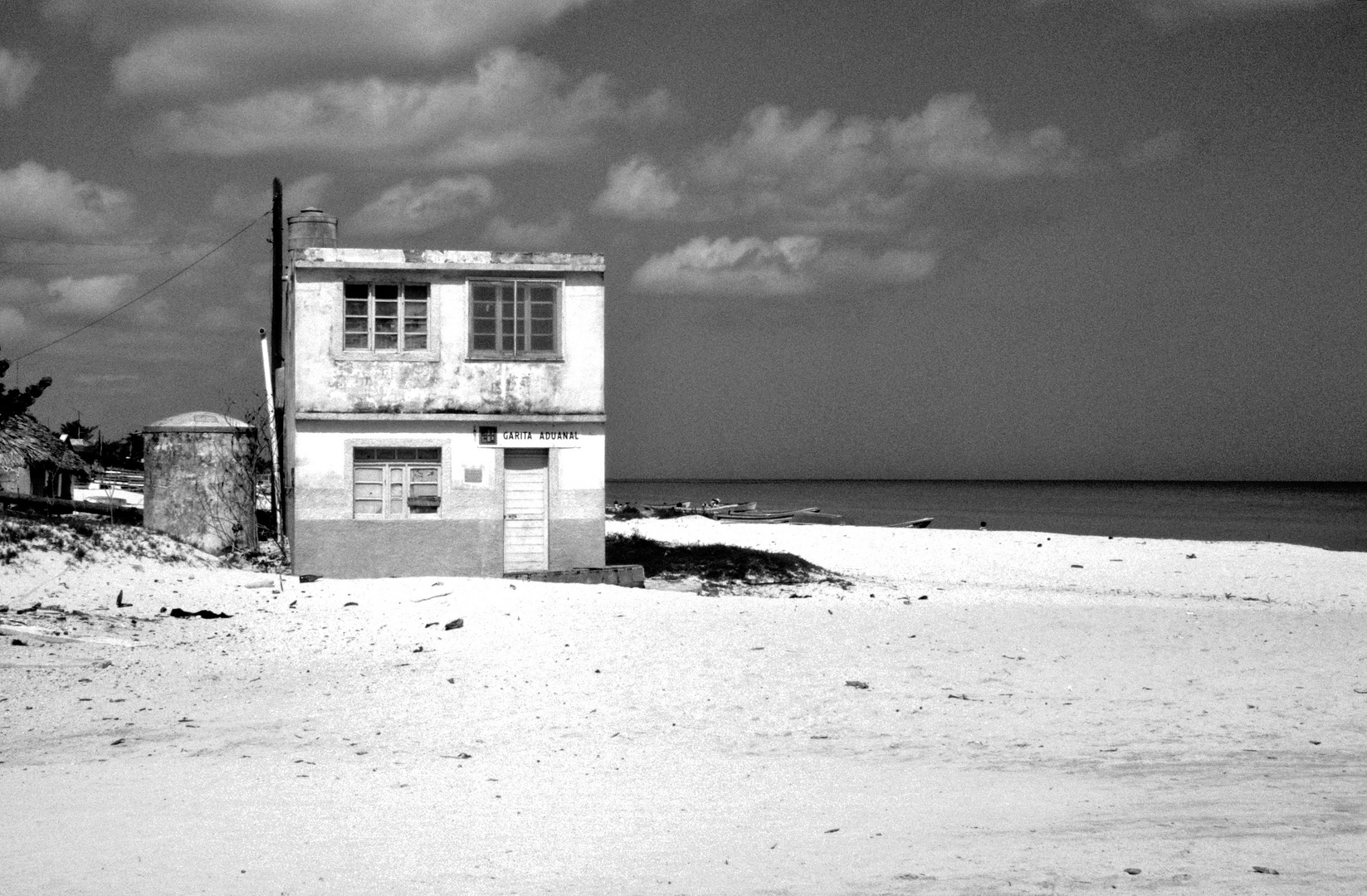 Mexico, Sisal - verlassene Zollstation