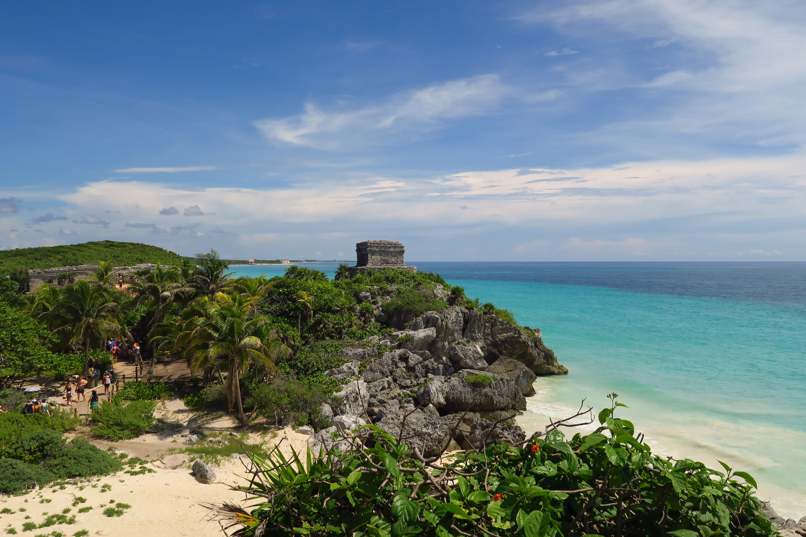 Mexico, Tulum, Der Tempel des Windes