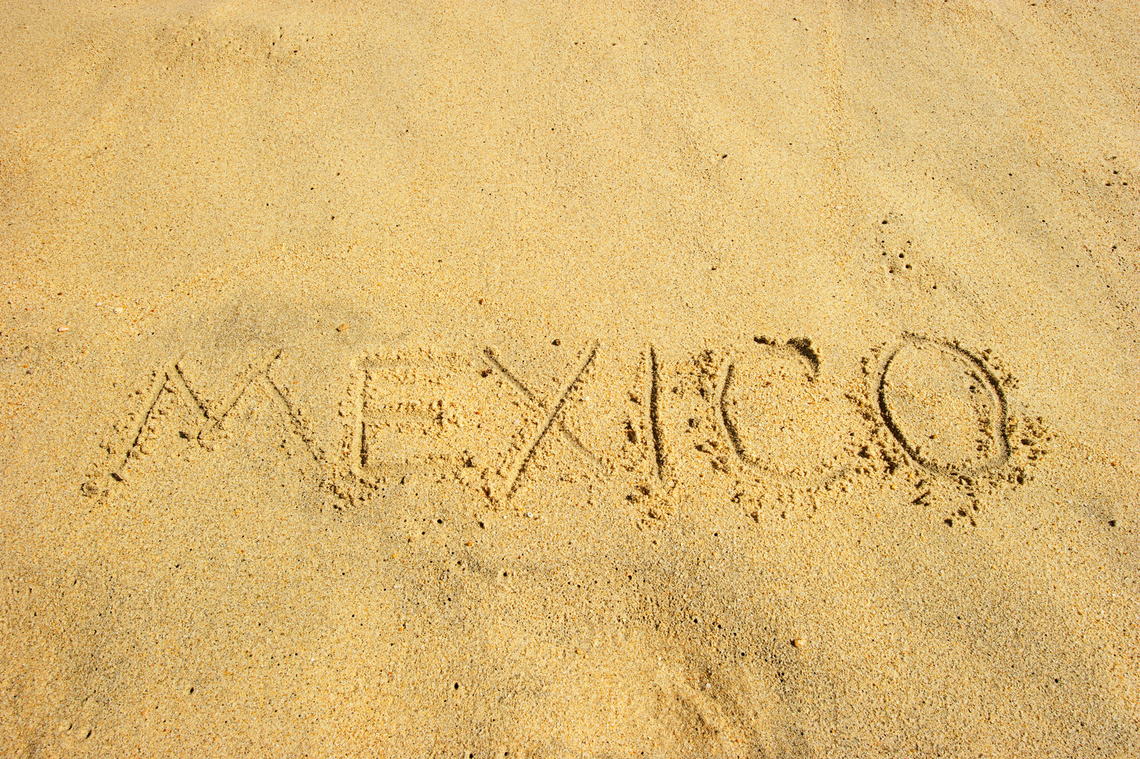 Mexico written in the san