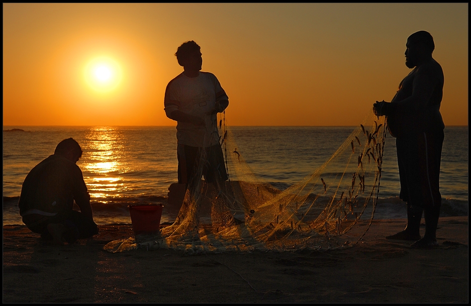 Mexikanische Fischer zum Sonnenaufgang 2