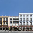 Mexiko / Puebla - Zocalo Strassenpanorama