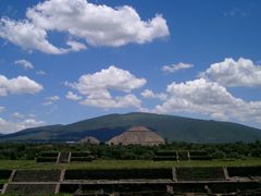 Mexiko-Sonne und Mond Pyramiden