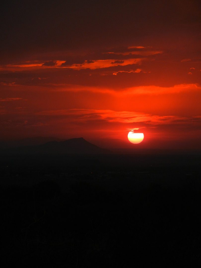 Mexikos Sonnenuntergang