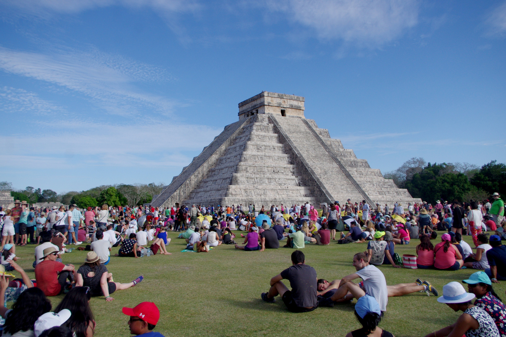 Mexique :  Chichen Itza, le 22 mars 2016 :Equinoxe de printemps....