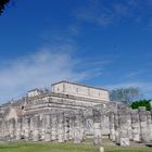 Mexique : Chichen Itza - Le Temple des Guerriers - le Temple des colonnes