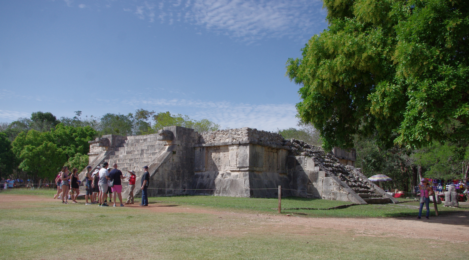 Mexique : Chichen Itza - Plate forme de Vénus