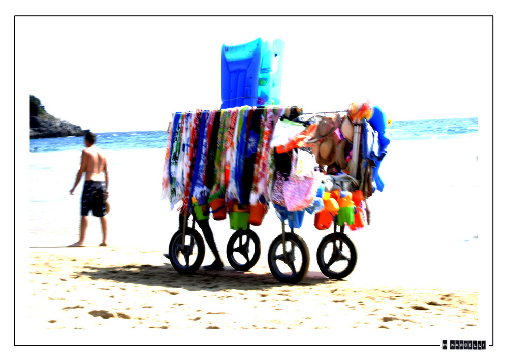 mezzo da spiaggia...