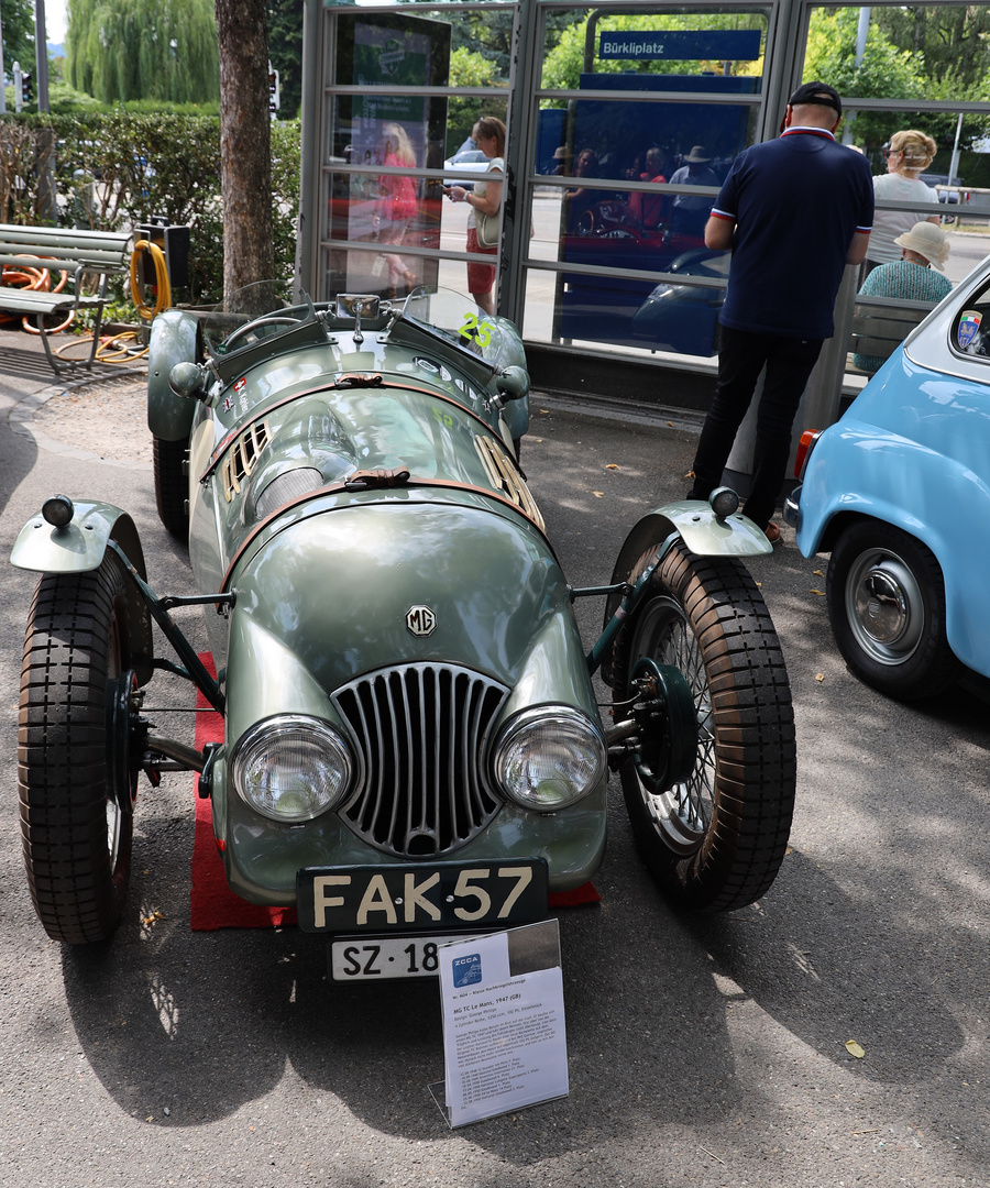 MG TC Le Mans 1947 (GB) Foto & Bild outdoor, straße, oldtimer Bilder auf