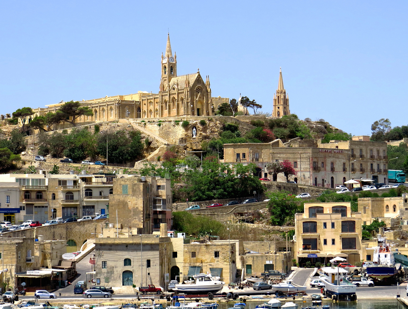 Mgarr GOZO Ferry Harbour Foto Immagini europe, world Foto su
