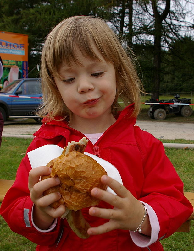 Mhh.... eine Bratwurst...