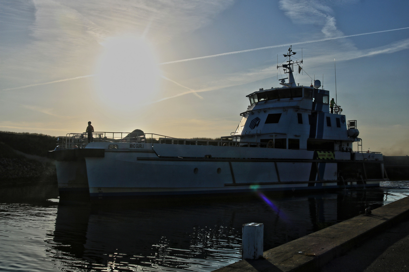 MHO GURLI - Entry to Thorsminde Port - 1