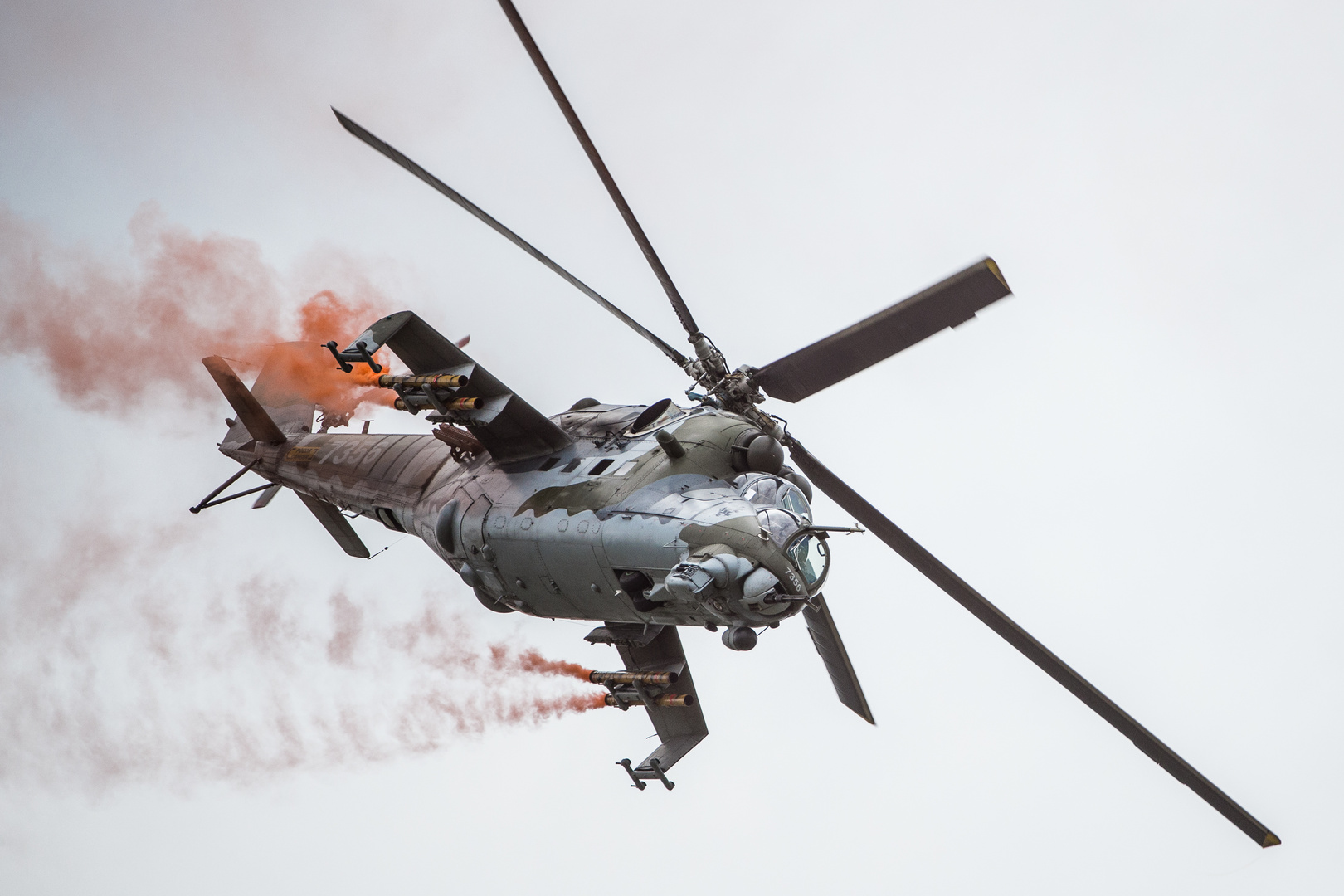 MI 24 Hind bei der Air 14 in Payerne