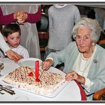 Mi abuela Carmen en su 102 cumpleaños