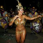 Mi amiga Berta bailando en carnaval