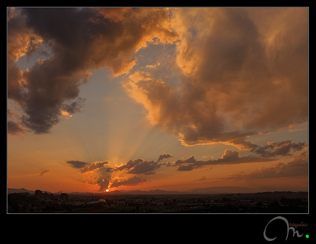 Mi cielo al atardecer