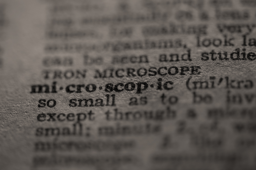 mi-cro-scop-ic