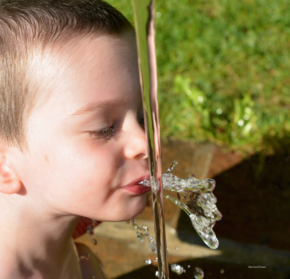 Mi diverto con l'acqua