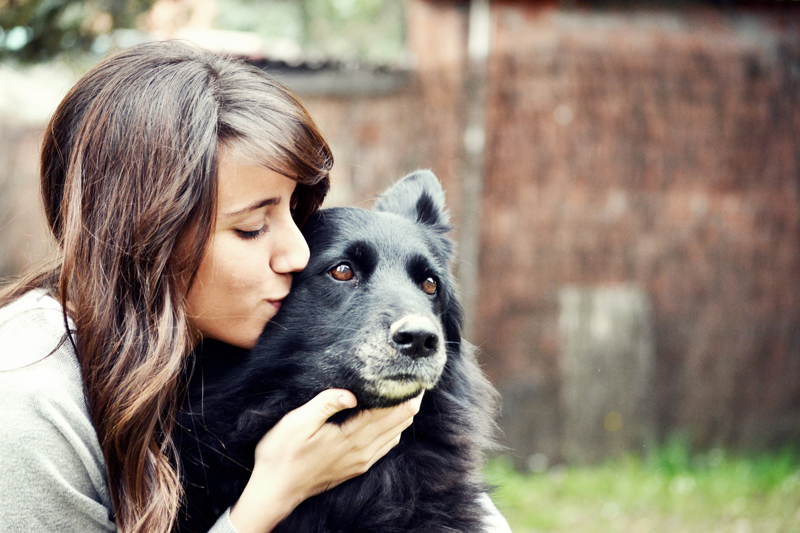 Mi perro, siempre a mi lado. Incondicionalmente.