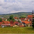 mi pueblo en el sol matinal (mein Dorf in der Morgensonne)