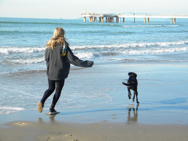 Mia figlia nel suo mare d'inverno