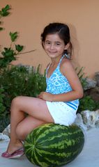 mia nipote sul melone