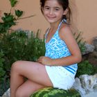 mia nipote sul melone