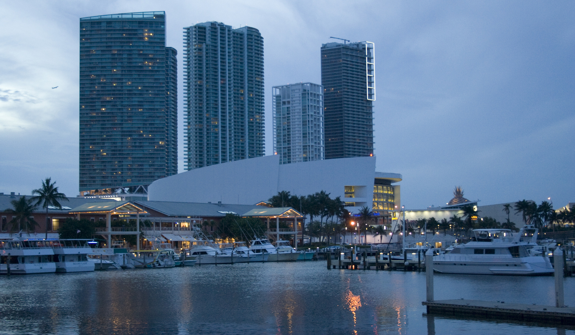 Miami Abendstimmung am Pier