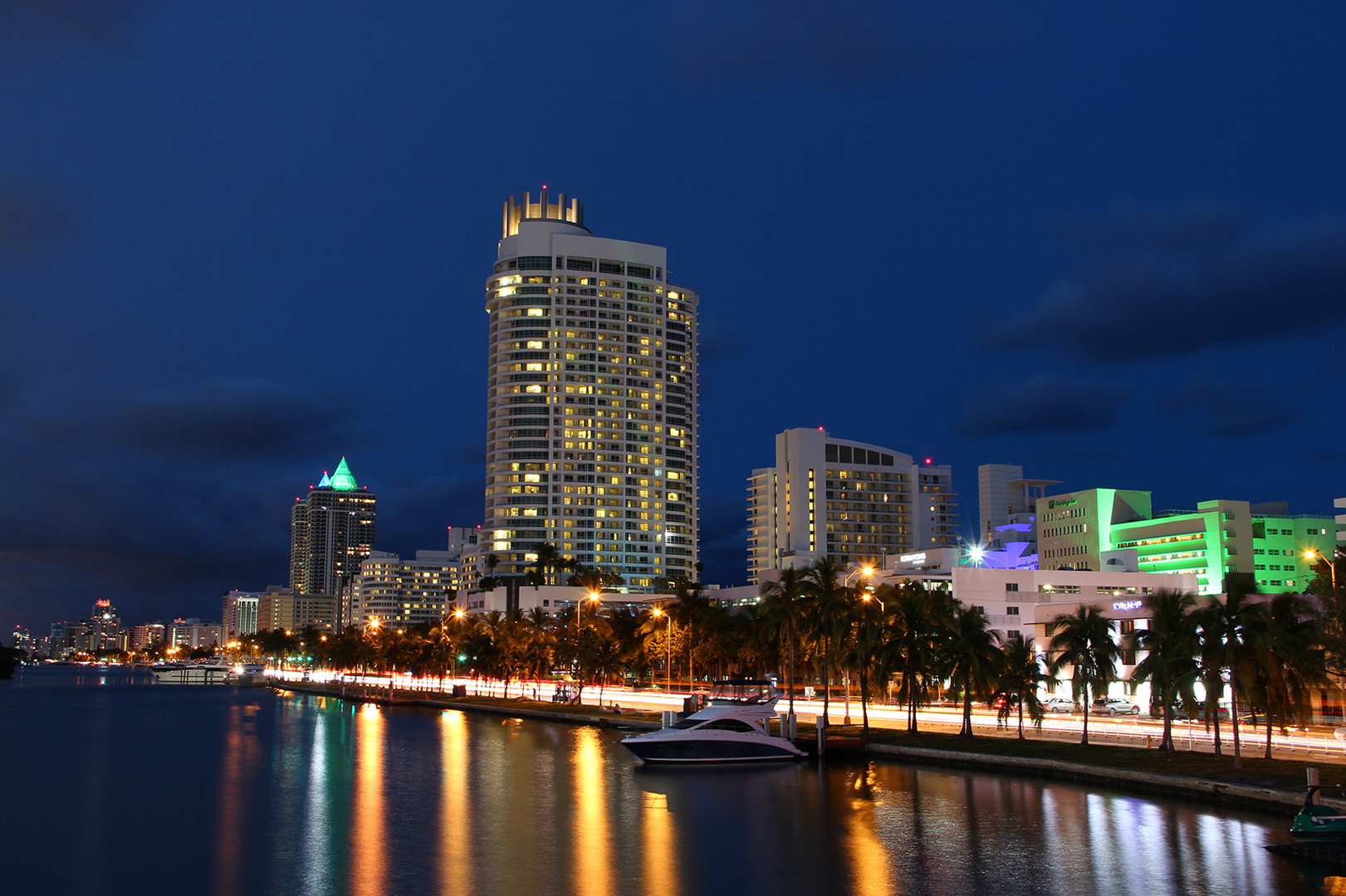 Miami Beach bei Nacht