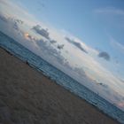 Miami Beach with sunset