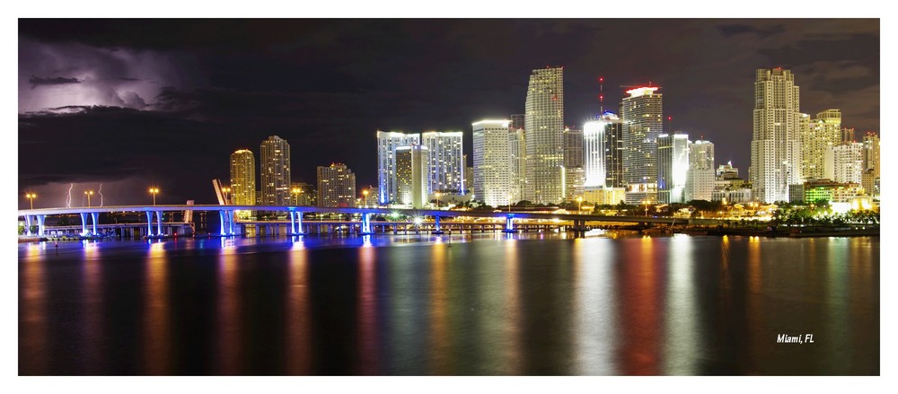 Miami bei Nacht