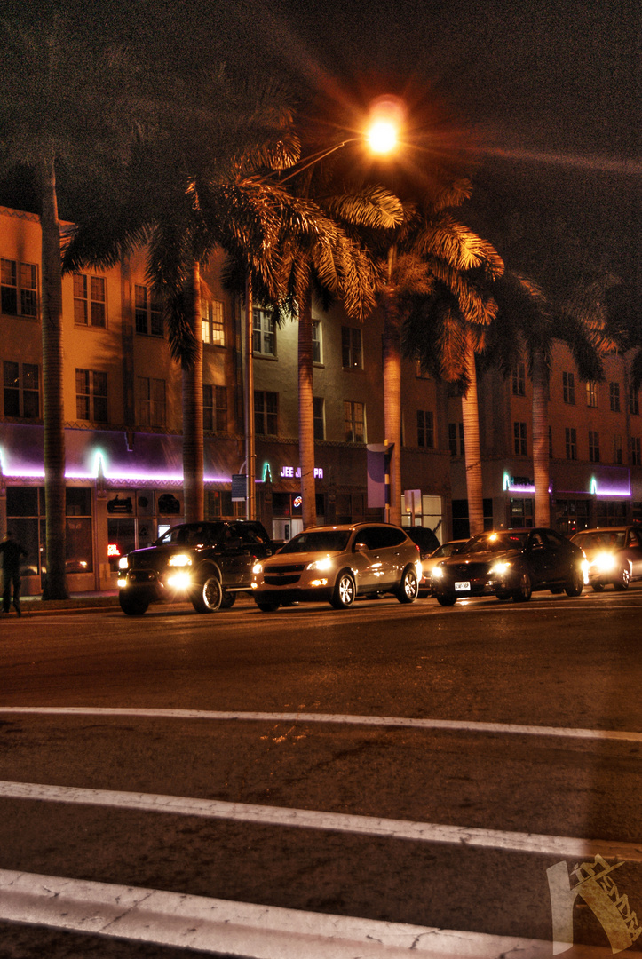 Miami Night Cars