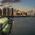 Miami Skyline bei Nacht