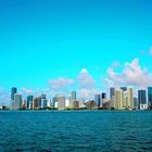 Miami Sunny Day Skyline