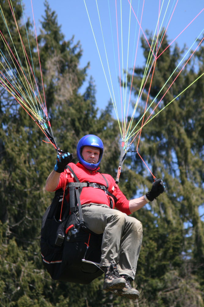 Michael beim Start