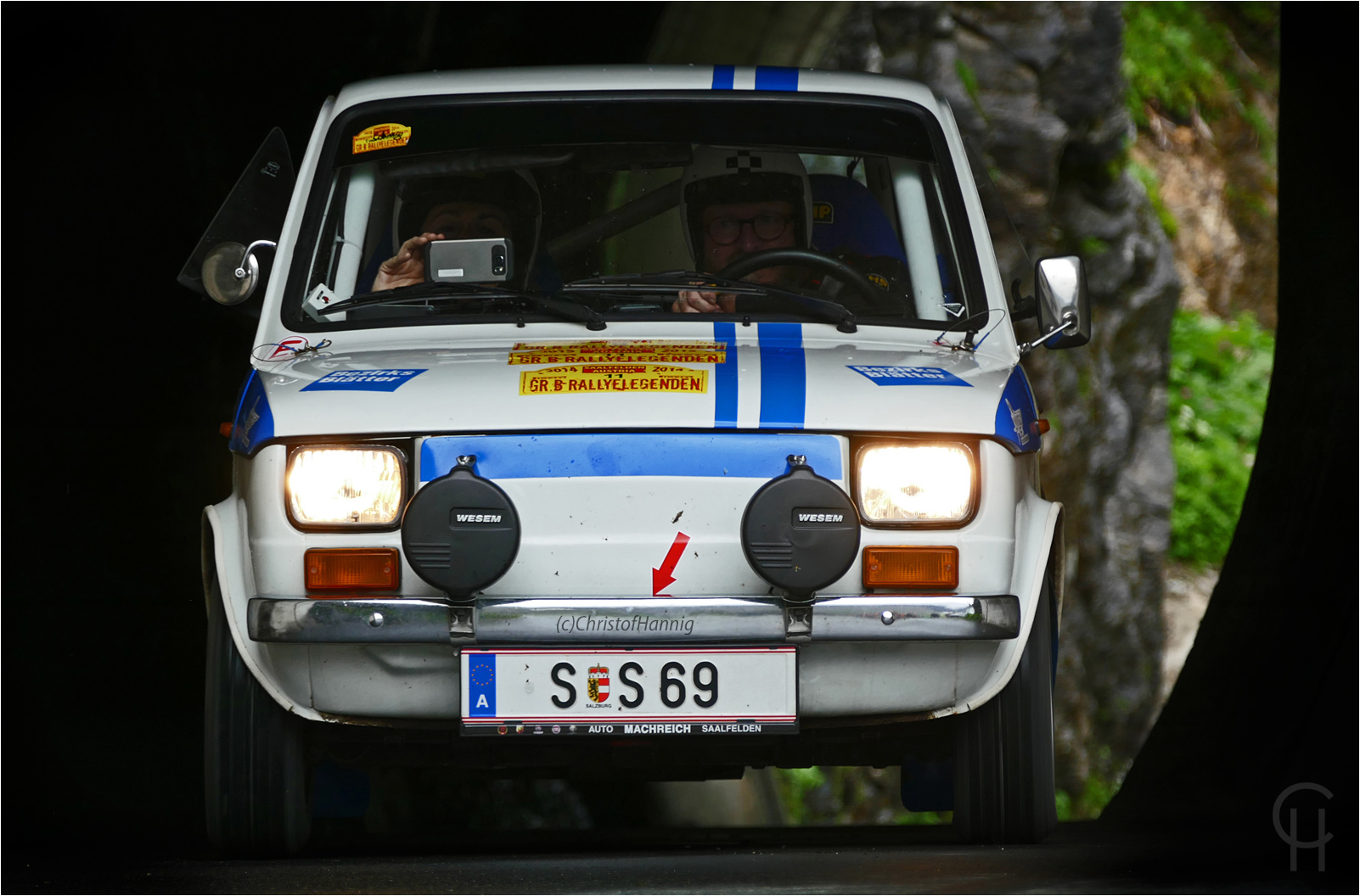 Michael Rohrmoser im Fiat 126 Rally