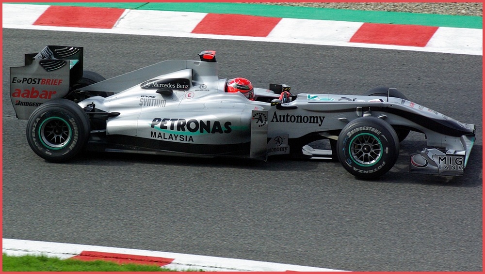 Michael Schumacher beim GP von Belgien 2010